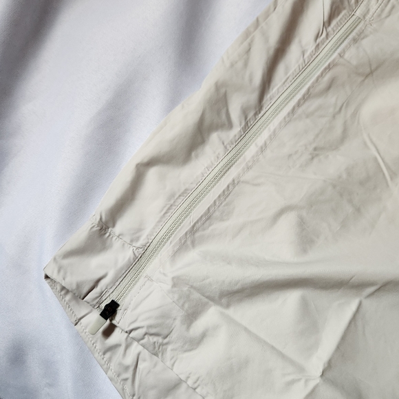 Nike NFL LA Rams Men's Sideline Coaches Half-Zip Short Sleeve Jacket Cream Color - Picture 10 of 12